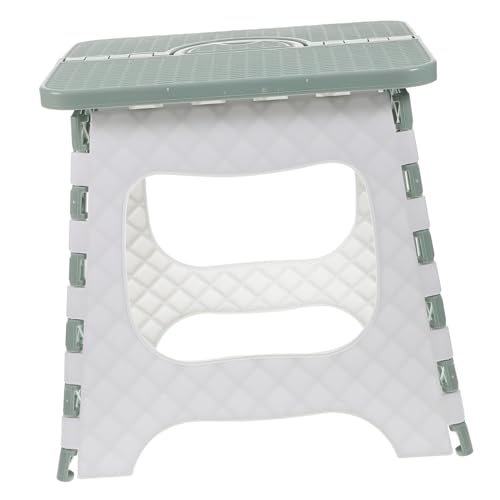 Ciieeo Kompakter Tragbarer Kunststoff Klappstuhl mit Rutschfesten Füßen Faltbarer Outdoor Hocker für Camping Angeln und Reisen Leicht und Platzsparend für Zuhause und Unterwegs von Ciieeo