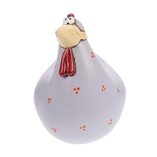 Ciieeo Resin Huhn Statue mit Großen Augen Witterungsbeständige Garten Deko Figur für Innen und Außen Hühner Skulptur für Garten Patio und Rasen Ciieeo Resin Huhn Statue mit Großen Augen Witterungsbeständige Garten Deko Figur für Innen und Außen Hühner Skulptur für Garten Patio und Rasen von Ciieeo