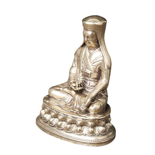 Ciieeo Kreatives Buddha Ornament aus Hochwertigem Messing Vintage Desktop Deko für Büro und Wohnzimmer Lebensechte Statue Multifunktionale Dekoration als von Ciieeo