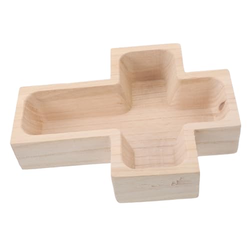 Ciieeo Kreuzschale aus Holz Dekorativer und Snacks Teller mit Einzigartiger Form für Feiern Robustes Material Leicht zu Reinigen Vielseitig Einsetzbar Rustikaler Look Ciieeo Kreuzschale aus Holz Dekorativer und Snacks Teller mit Einzigartiger Form für Feiern Robustes Material Leicht zu Reinigen Vielseitig Einsetzbar Rustikaler Look von Ciieeo