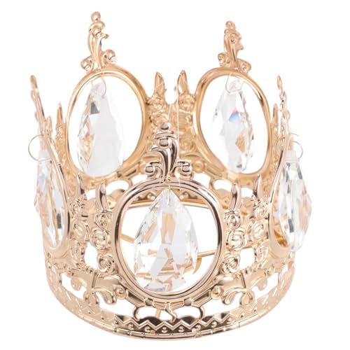 Ciieeo Kristall Kronleuchter Deko Pendelleuchte Zubehör Metall Glas DIY Tischleuchte Deckenlampe Wohnzimmer Flur Restaurant von Ciieeo