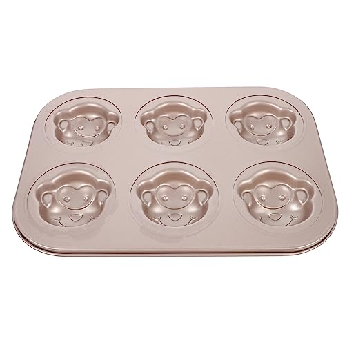 Ciieeo Kuchenform Kleine Cupcake-pfanne Affen Backblech Tierisches Stahlbacken Backformen Aus Tierischem Stahl Cupcake-kuchen Cupcake-dose Süssigkeit Kohlenstoffstahl 3d Backwerkzeug Ciieeo Kuchenform Kleine Cupcake-pfanne Affen Backblech Tierisches Stahlbacken Backformen Aus Tierischem Stahl Cupcake-kuchen Cupcake-dose Süssigkeit Kohlenstoffstahl 3d Backwerkzeug von Ciieeo