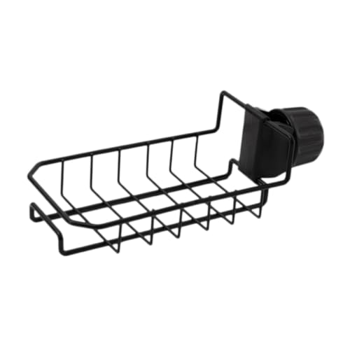 Ciieeo Küchen Spülbecken Schwammhalter aus Premium Metall und Abs Hohl Drainage Rack für Seife und Schwämme Abnehmbar Schwarz Praktisches Aufbewahrungslager für Küchenspüle Ciieeo Küchen Spülbecken Schwammhalter aus Premium Metall und Abs Hohl Drainage Rack für Seife und Schwämme Abnehmbar Schwarz Praktisches Aufbewahrungslager für Küchenspüle von Ciieeo