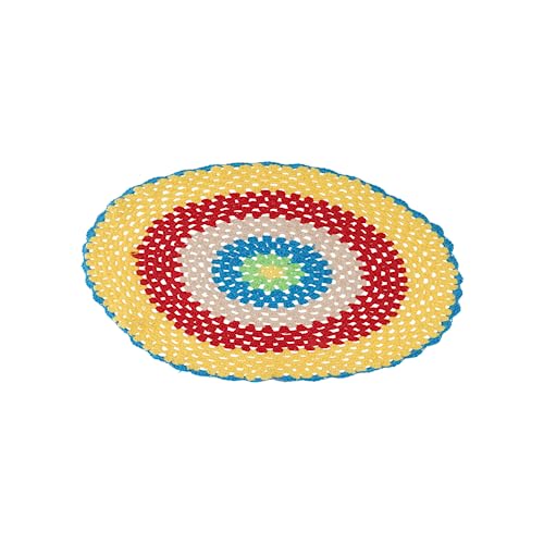 Ciieeo Küchenmatte Aus Baumwolle Hitzebeständiges Tischset Für Lebensmittel Esszimmermatte Als Küchenunterlage Bunt Und Runde Form Ciieeo Küchenmatte Aus Baumwolle Hitzebeständiges Tischset Für Lebensmittel Esszimmermatte Als Küchenunterlage Bunt Und Runde Form von Ciieeo