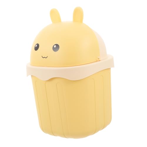 Ciieeo Mini Tischmülleimer Mit Deckel Süßer Cartoon Mülleimer Für Schreibtisch Platzsparender Abfallbehälter Für Büro Und Zuhause Kawaii Deko Für Kleine Räume Und Kinderzimmer Ciieeo Mini Tischmülleimer Mit Deckel Süßer Cartoon Mülleimer Für Schreibtisch Platzsparender Abfallbehälter Für Büro Und Zuhause Kawaii Deko Für Kleine Räume Und Kinderzimmer von Ciieeo