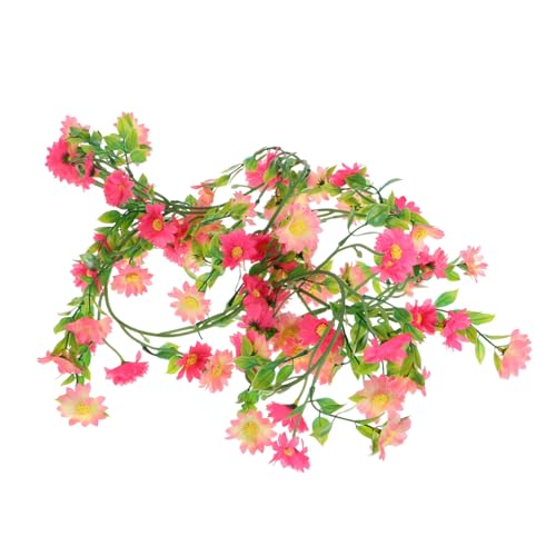 Ciieeo Blumengirlande Aus Seide Künstliche Ranken Mit Rosenblumen Hängende Dekoration Für Fenster Wand Partydekoration Hochzeit von Ciieeo