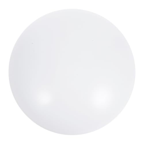Ciieeo LED Deckenlampe Abdeckung Rund Ø Weiß Pc Lampenschirm mit Eisenboden Einfache Installation Eleganter Diffusor für Flur Wohnzimmer Schlafzimmer Esszimmer Modernes Design von Ciieeo