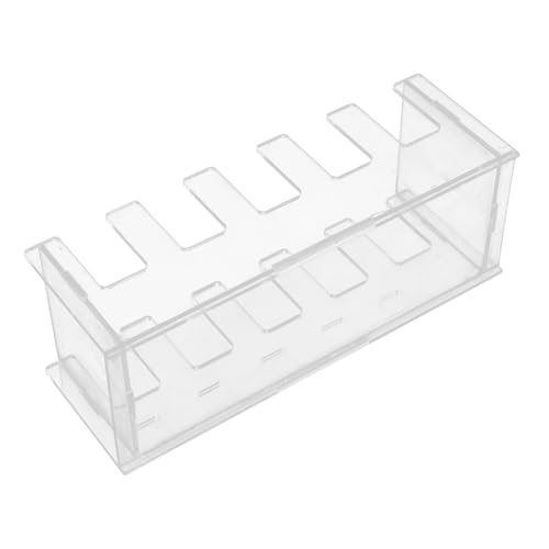 Ciieeo Laborglaswaren Schnapsglas Trockenständer Fläschchenständer Laborschrank Laborkultur Geschirrständer Geschirrständer Geschirrhalter Labortrocknung Laborständer Transparent von Ciieeo
