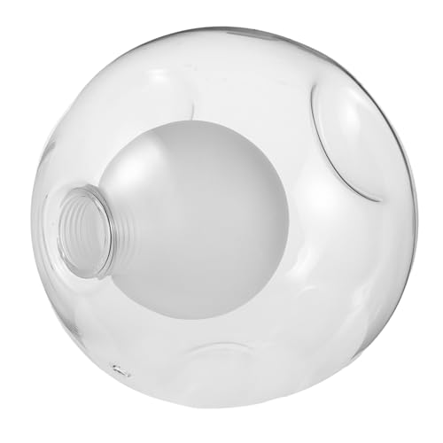 Ciieeo Lampenschirm Doppelschichtiges Design Runder Klarer Lampenabdeckung Dreifach Vertieft Geeignet für Deckenpendelleuchte Kronleuchter Wandleuchte Modernes Wohnzimmerlicht von Ciieeo