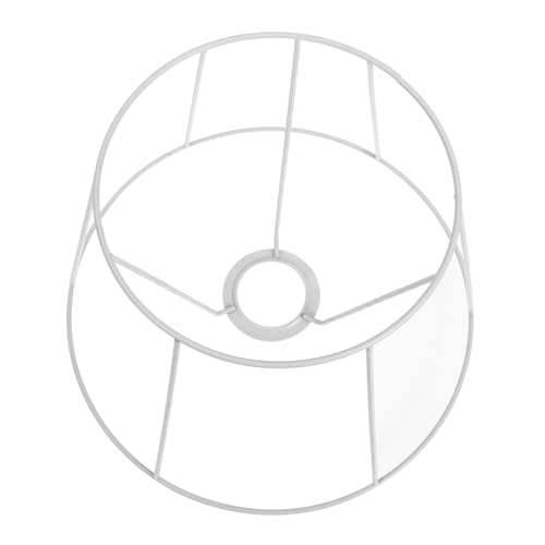 Ciieeo Lampenschirm Gestell DIY Lampenschirmhalter Rund Robust Ø Tischlampe Deckenlampe Lampenfassung Geeignet Vielseitig für Individuelle Beleuchtung von Ciieeo