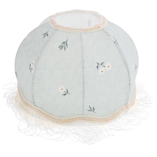 Ciieeo Lampenschirm für Tischlampe Handgemachter Grüner Lampenschirm mit Quasten für Schlafzimmer und für Vintage und Landhausstil Ciieeo Lampenschirm für Tischlampe Handgemachter Grüner Lampenschirm mit Quasten für Schlafzimmer und für Vintage und Landhausstil von Ciieeo