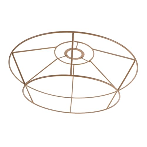 Ciieeo Lampshade Frame aus Metall DIY Lampenschirm Gestell für Tisch Deckenleuchten Leichter Lampenschirm Käfig mit Kunstvollem Design für Moderne und Rustikale Wohnräume von Ciieeo