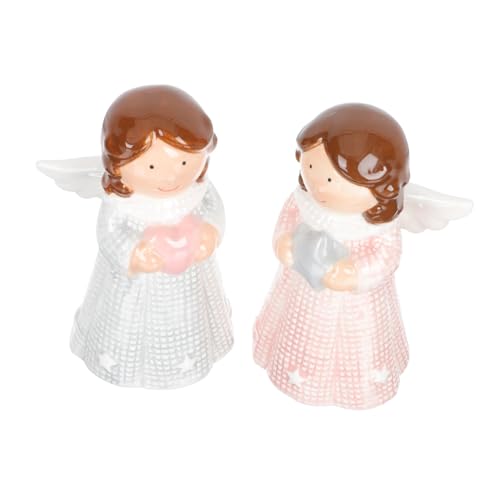 Ciieeo Liebesengel Salz- und Pfefferstreuer-set Aus Keramik Engel-ornamente für Die Inneneinrichtung Engel-figur Ornament für Den Schreibtisch von Ciieeo