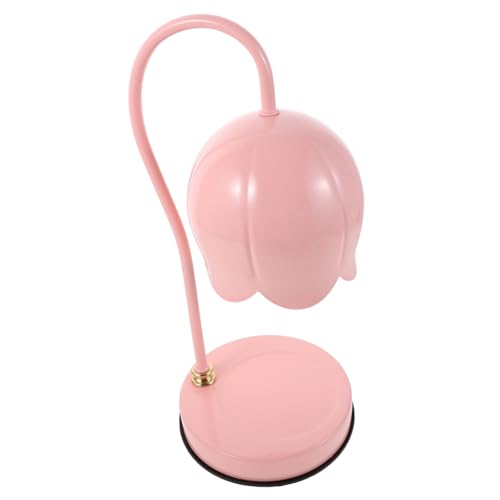 Ciieeo Lily Aromatherapielampe mit Wachs-schmelzfunktion Stilvolle Nachttischlampe in Cremeweiß Sicherer Standfuß Duftwärmer für Schlafzimmer und Wohnzimmer ohne Glühbirne von Ciieeo