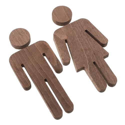 Ciieeo Lustige Toilettenschilder im Minimalistischen Design Set Männer Frauen für Zuhause und Gewerbe und Vielseitig Passend für Jeden Stil von Ciieeo