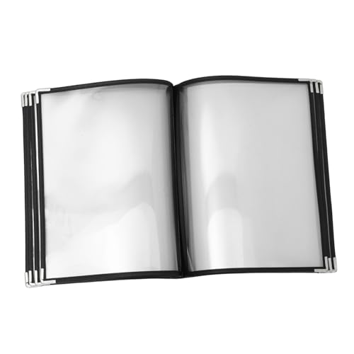 Ciieeo Menüordner Restaurant Menübuch Klare Restaurant Menühalter Café Restaurantbuch Preislistenhalter Zertifikatsordner Menühalterbuch Klares Buch Pvc Transparent von Ciieeo