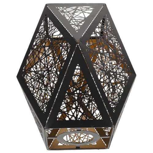 Ciieeo Metal Lampshade Hohlmuster Eleganter Eisengestell Lampenschirm Vintage Modern Lichtdiffusion Für Schlafzimmer Und Büro Beleuchtung Zubehör von Ciieeo