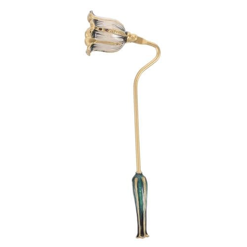 Ciieeo Metall Kerzenlöscher Vintage Design Docht Feuerlöscher mit Rauchschutz Kappe Langlebiges Kerzenwerkzeug für Sauberes Löschen Edles Europäisches Accessoire für Zuhause und von Ciieeo