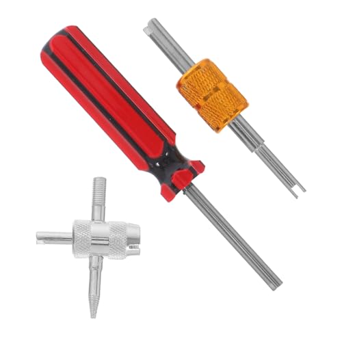 Ciieeo Metall Ventilkern Ziehwerkzeug Set Ventilkern Entferner für Auto Fahrrad Motorrad Reifenventil Reparatur Werkzeug Langlebig Multifunktional von Ciieeo