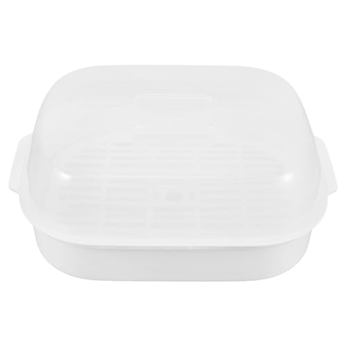 Ciieeo Mikrowellen Dampfgareinsatz mit Deckel Großer Bpa Kunststoff Dampfgarer für Gemüse und Fisch Lebensmittelecht Hitzebeständig Leichter Mikrowellen Dampfgarbehälter für Schnelle Ciieeo Mikrowellen Dampfgareinsatz mit Deckel Großer Bpa Kunststoff Dampfgarer für Gemüse und Fisch Lebensmittelecht Hitzebeständig Leichter Mikrowellen Dampfgarbehälter für Schnelle von Ciieeo