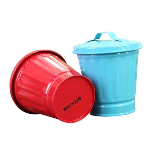 Ciieeo Mini Desktop Mülleimer mit Deckel aus Robustem Metall Kompakter Abfalleimer für Büro Schlafzimmer und Küche Platzsparend Umweltfreundlich Stilvolles Design Zufällige Farbe Ciieeo Mini Desktop Mülleimer mit Deckel aus Robustem Metall Kompakter Abfalleimer für Büro Schlafzimmer und Küche Platzsparend Umweltfreundlich Stilvolles Design Zufällige Farbe von Ciieeo
