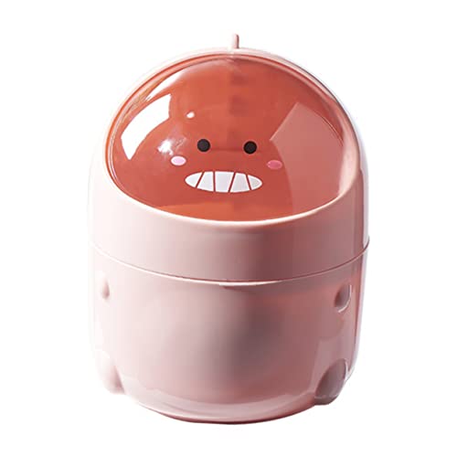 Ciieeo Mini Mülleimer mit Deckel Cartoon Dinosaurier Design Desktop Abfalleimer für Büro Kinderzimmer aus Sicherem Material Kompakt Stylisch für Tischabfälle von Ciieeo