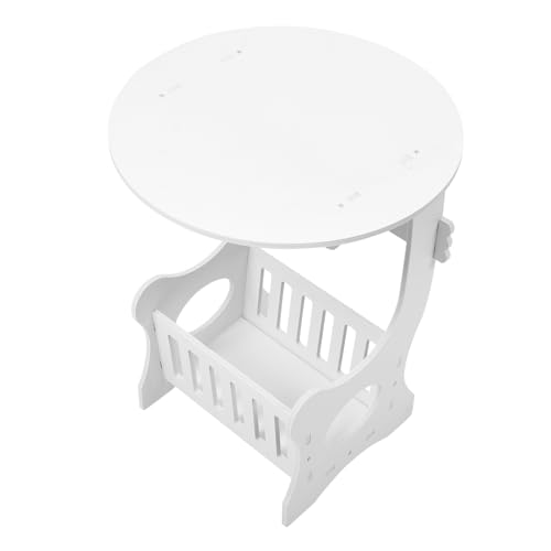 Ciieeo Mini Nachttisch Weiß Moderner Runder Beistelltisch für Schlafzimmer oder Wohnzimmer Installieren Umweltfreundliches Material Ciieeo Mini Nachttisch Weiß Moderner Runder Beistelltisch für Schlafzimmer oder Wohnzimmer Installieren Umweltfreundliches Material von Ciieeo