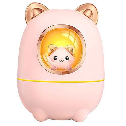 Ciieeo Mini USB Luftbefeuchter Kawaii mit Nachtlicht Leiser Tischbefeuchter für Schlafzimmer und Büro Wiederverwendbar für Pflanzen Perfektes Raumklima Ciieeo Mini USB Luftbefeuchter Kawaii mit Nachtlicht Leiser Tischbefeuchter für Schlafzimmer und Büro Wiederverwendbar für Pflanzen Perfektes Raumklima von Ciieeo