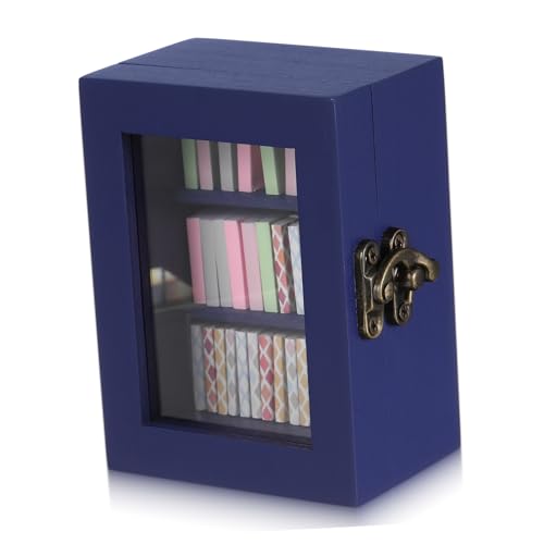 Ciieeo Mini -holzbuchregale Miniaturen Möbel Empfindlich Bücherregal Winzig Szene Klein Für Mit Miniatur-aufbewahrungsregal Puppenstubenregal Hölzern Blue Ciieeo Mini -holzbuchregale Miniaturen Möbel Empfindlich Bücherregal Winzig Szene Klein Für Mit Miniatur-aufbewahrungsregal Puppenstubenregal Hölzern Blue von Ciieeo
