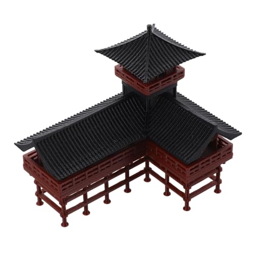 Ciieeo Miniatur Pavillon Statue Aus Traditionelles Chinesisches Dekor Für Bonsai-Garten Aquarienlandschaft Und Tischplatte Realistisches Winziges Landschaftsdekor Für Zuhause von Ciieeo