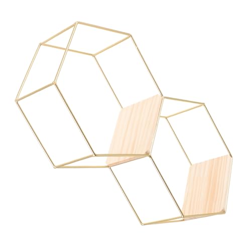 Ciieeo Sechseckiges Schweberegal aus zur Wandmontage Wandregal für Wohnzimmer und Schlafzimmer Dekoratives Regal für Pflanzen und Deko Ciieeo Sechseckiges Schweberegal aus zur Wandmontage Wandregal für Wohnzimmer und Schlafzimmer Dekoratives Regal für Pflanzen und Deko von Ciieeo