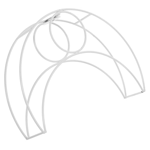 Ciieeo Moon Shape Lampenschirm Gestell Robuster Lampenrahmen für Tischlampen Diy Lichtzubehör Design für Wohnraumgestaltung von Ciieeo