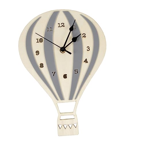 Ciieeo Innovative Heißluftballon-wanduhr Geräuschloses Deko-Kunstwerk Für Zimmer Büro Oder Zuhause von Ciieeo