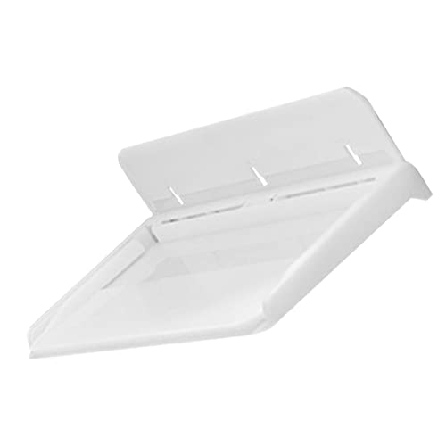 Ciieeo Nachttablett mit Klappbarem Design Faltbares Nachtregal für Bett und Schlafsaal Platzsparender Organizer für Schlafzimmer Weißer Wandregal von Ciieeo