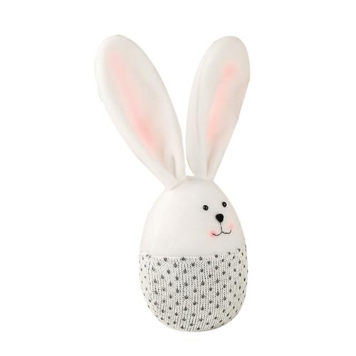 Ciieeo Niedlicher Osterhase Dekoration aus Stabilem Material Süßes Hasenornament für Tisch Sofa Bücherregal als Österliches Kuscheltier und Fröhlicher Blickfang von Ciieeo
