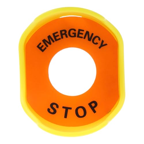 Ciieeo Not aus Schutzabdeckung Robustes Design Umweltbeständig Einfache Montage Unfallschutz für Industrieanlagen und Maschinen von Ciieeo