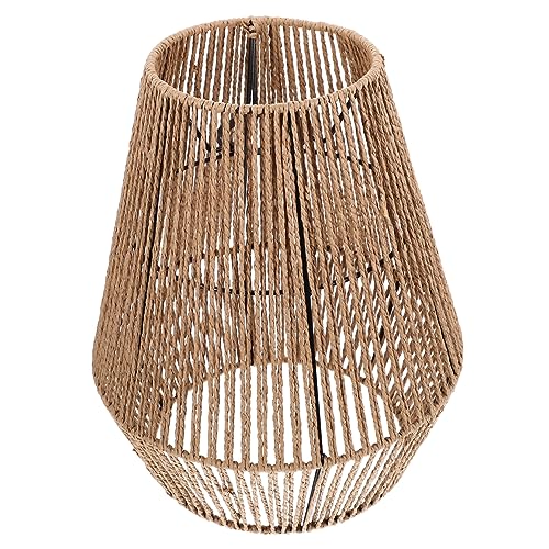 Ciieeo Pendelleuchten Lampenschirm aus Rattan Handgewebter Lampenschirm für Deckenlampen Schlafzimmer Wohnzimmer Restaurant und Hotel Kreatives Rustikales Design für Einladende Ciieeo Pendelleuchten Lampenschirm aus Rattan Handgewebter Lampenschirm für Deckenlampen Schlafzimmer Wohnzimmer Restaurant und Hotel Kreatives Rustikales Design für Einladende von Ciieeo