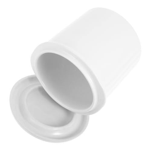Ciieeo Porzellan Butterdose mit Deckel Moderne Butterablage für Theke Wassergekühlte Keramik für Frühstück Brunch und Nachmittagstee Frischhaltend und Elegant Ciieeo Porzellan Butterdose mit Deckel Moderne Butterablage für Theke Wassergekühlte Keramik für Frühstück Brunch und Nachmittagstee Frischhaltend und Elegant von Ciieeo