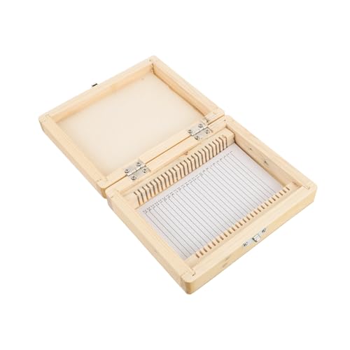 Ciieeo Praktische Holzkassette für Mikroskopobjektträger mit Nummerierten Fächern Langlebiger Aufbewahrungsbox aus Hochwertigem Holz für Labor und Unterricht Organizer für Präparate Ciieeo Praktische Holzkassette für Mikroskopobjektträger mit Nummerierten Fächern Langlebiger Aufbewahrungsbox aus Hochwertigem Holz für Labor und Unterricht Organizer für Präparate von Ciieeo