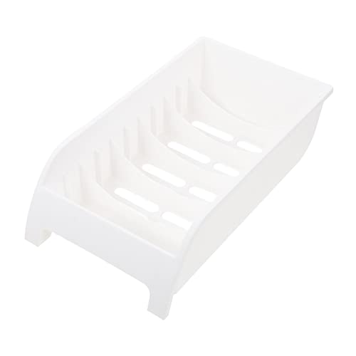 Ciieeo Praktischer Küchen Geschirrhalter aus Abtropfendes Organizer Regal mit Ablauflöchern Leichtes und Robustes Mehrzweck Tablett für Teller Tassen und Besteck zur Arbeitsplatte von Ciieeo