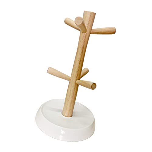 Ciieeo Praktischer Stilvoller Becherhalter aus Massivem Holz mit Robustem Design Verschleißfest und Kratzbeständig für Zuhause Büro und Küche Natürlicher Holz Mug Shelf zur Dekorativen Ciieeo Praktischer Stilvoller Becherhalter aus Massivem Holz mit Robustem Design Verschleißfest und Kratzbeständig für Zuhause Büro und Küche Natürlicher Holz Mug Shelf zur Dekorativen von Ciieeo