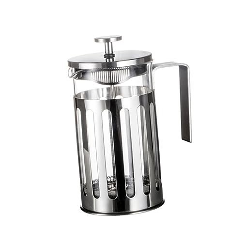 Ciieeo Presskaffee und aus Hochborosilicatglas Eleganter Hitzebeständiger Kaffeebereiter für Wasser Tee Milch und Saft Einfach zu Reinigen für Familie und Gäste von Ciieeo