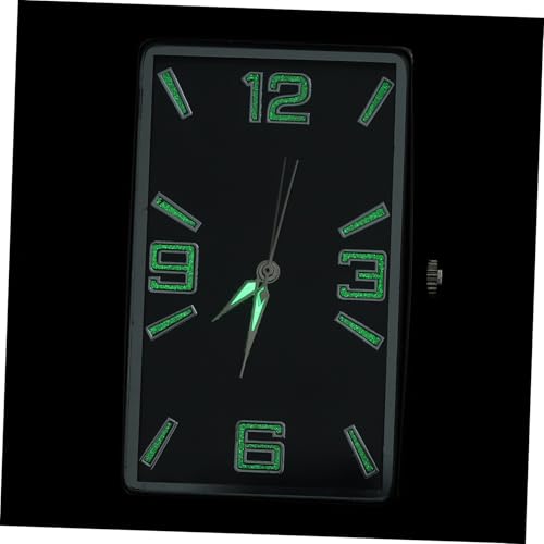 Ciieeo Quadratische Auto armaturenbrett uhr Selbstklebend Kompakte Mini analoguhr Für Auto Büro Zuhause Vielseitig Installieren Klare Linse von Ciieeo