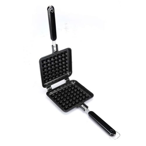Ciieeo Quadratischer Waffeleisen Waffelbackform aus Aluminiumlegierung Antihaftbeschichtet Schnelles Aufheizen Kompakt und Leicht für Haushalt und Küche für Waffeln und Kuchenbacken von Ciieeo