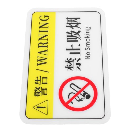 Ciieeo Rauchen Verboten Aufkleber Selbstklebendes PVC Warnschild für und Außenbereich Geeignet für Büros Geschäfte und Einrichtungen Vielseitige Anwendung Einfach Anzubringen von Ciieeo