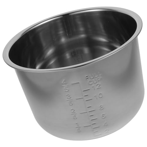 Ciieeo Reiskocher-Innentopf Ersatz-Reiskocher-Einsatz Edelstahl Antihaftbeschichteter Reiskochbehälter Für Schnellkochtopf Reiskocher 6 L Ciieeo Reiskocher-Innentopf Ersatz-Reiskocher-Einsatz Edelstahl Antihaftbeschichteter Reiskochbehälter Für Schnellkochtopf Reiskocher 6 L von Ciieeo