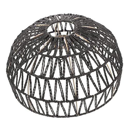 Ciieeo Retro Papier Lampenschirm für Deckenleuchten Imitation Rattan Design für Esszimmer Schlafzimmer und Cafés Warmes Installieren Ciieeo Retro Papier Lampenschirm für Deckenleuchten Imitation Rattan Design für Esszimmer Schlafzimmer und Cafés Warmes Installieren von Ciieeo