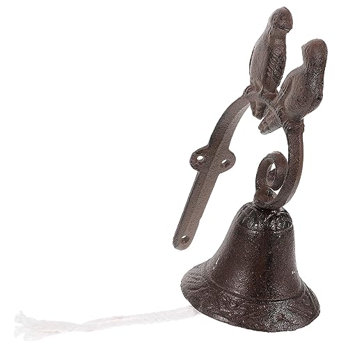 Ciieeo Retro-türklingel Wandklingel Hängend Handgefertigte Türklingel Traditionelle Türklingel Vintage Türglocke Vogel Türklingel Türklingel-Ornamente Wandhängungstürklingel Eisen von Ciieeo