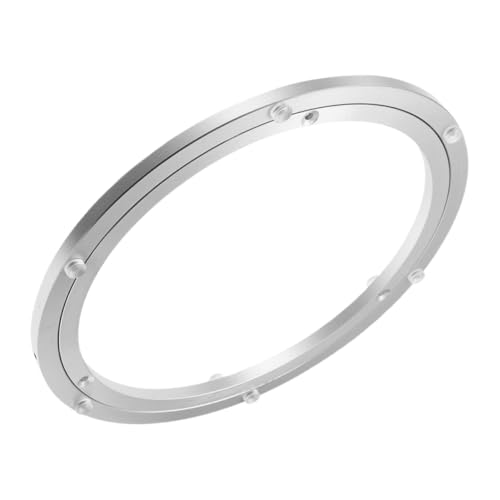 Ciieeo Robuste Aluminiumlegierung Drehplatte Drehbarer Tischlager Drehkranz Leise Rotation Für Holz Glas Marmor Tische Geeignet Restaurant Präsentationsständer von Ciieeo