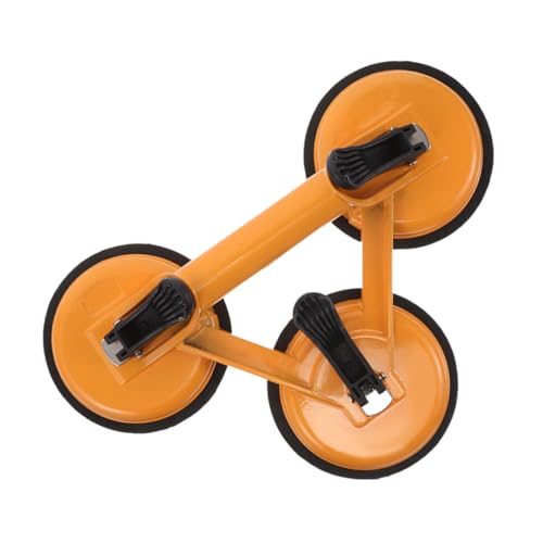 Ciieeo Robuster Glas saugnapfheber aus Aluminium mit Hoher Vakuumkraft Manuell Bedient für Fliesen Marmor und Glas für Enge Räume und Sicheres Handling Schwerer Materialien von Ciieeo